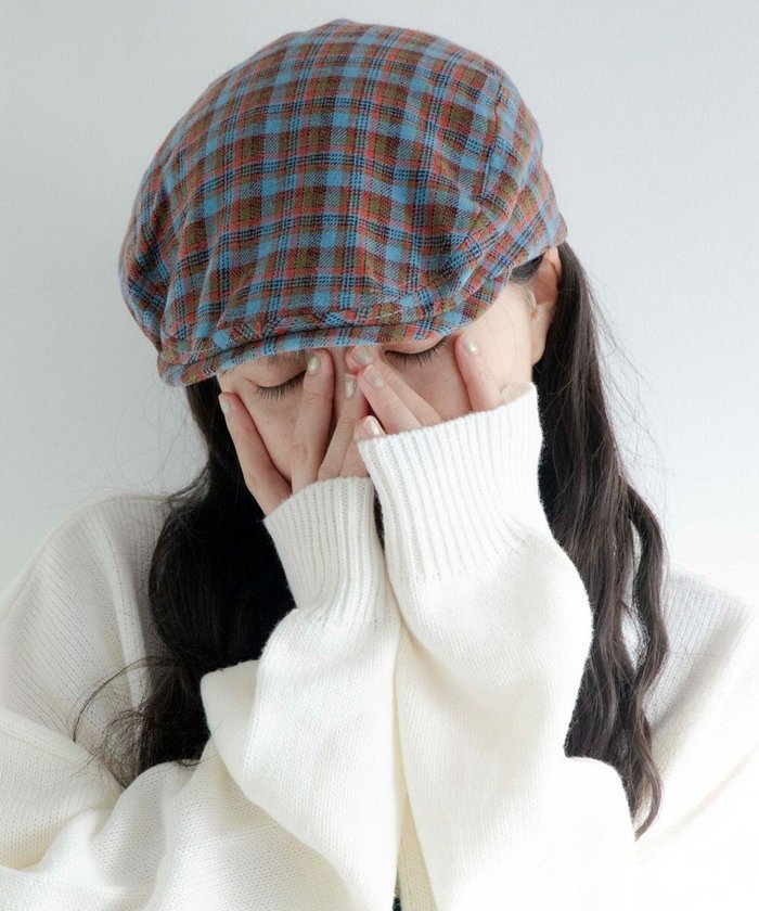 【ウィゴー/WEGO】のチェックハンチング インテリア・キッズ・メンズ・レディースファッション・服の通販 founy(ファニー) https://founy.com/ ファッション Fashion レディースファッション Fashion for Women キャップ&ハット Hats & Caps シンプル Simple, Minimal スマホ Smartphone, Mobile Device チェック Check, Plaid, Tartan 帽子 Hat, Headwear |ID: prp329100004704668 ipo3291000000033974006