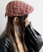 【ウィゴー/WEGO】のチェックハンチング レッドチェック1|ID: prp329100004704668 ipo3291000000033974008
