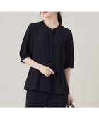 【エニィ スィス/any SiS】の【接触冷感・UVカット・速乾】コンフォートビューティサテン ブラウス 人気、トレンドファッション・服の通販 founy(ファニー) ファッション Fashion レディースファッション Fashion for Women トップス・カットソー Cut & Sew Tops シャツ・ブラウス・オフィスカジュアル Elegant Blouses & Button-Ups おすすめ Recommended / Our Picks ペプラム Peplum, Flared Hem エレガント 上品 Elegant 夏 Summer A/W・秋冬 Autumn/Winter thumbnail ネイビー系|ID: prp329100004704678 ipo3291000000036279541