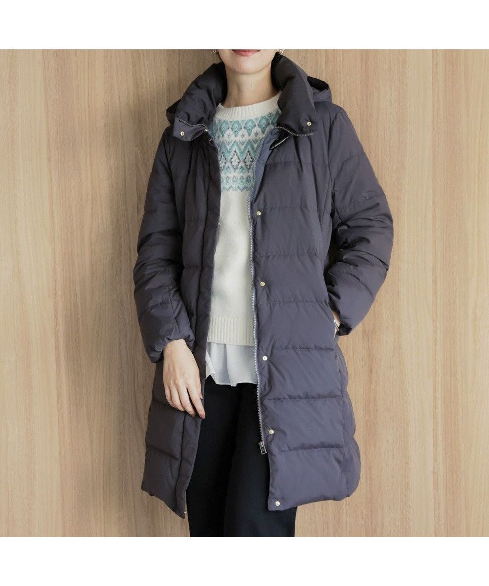 【ジェイ プレス/J.PRESS】のブラッシュドマルチポリ ロング ダウン コート インテリア・キッズ・メンズ・レディースファッション・服の通販 founy(ファニー) ファッション Fashion レディースファッション Fashion for Women アウター Coat / Outerwear Collection コート・ロングコート・ピーコート Long Coats, Peacoats & More レディースジャケット・軽アウター Jackets ダウンジャケット・軽量ダウン Warm & Lightweight Down Jackets インナー Innerwear ジャケット Jacket, Outerwear スタンド Stand Collar, Upright Stand ダウン Down, Puffer ハウンドトゥース Houndstooth, Dogtooth Check 防寒 Cold Protection, Winter-Ready ロング Long, Long-Length A/W・秋冬 Autumn/Winter エレガント 上品 Elegant スレート系|ID: prp329100004704697 ipo3291000000033974135