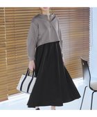 【ティアクラッセ/Tiaclasse】の【2点セット・洗える】 ハーフジッププルオーバー&ワンピース グレー|ID: prp329100004704705 ipo3291000000033974189