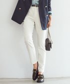 【23区/NIJYUSANKU】の【洗える】23区DENIM ベルベットストレッチ スキニーパンツ オフホワイト|ID: prp329100004704708 ipo3291000000034308684