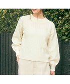 【エニィ スィス/any SiS】の【洗える】ケーブルAir ニット アイボリー|ID: prp329100004704712 ipo3291000000033974233