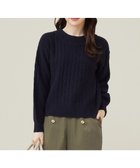 【エニィ スィス/any SiS】の【洗える】ケーブルAir ニット ネイビー|ID: prp329100004704712 ipo3291000000033974235