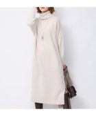【23区/NIJYUSANKU】の【洗える】ウールカシミヤ タートルネック ニットワンピース ベージュ系|ID: prp329100004704717 ipo3291000000033974255