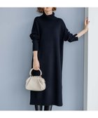 【23区/NIJYUSANKU】の【洗える】ウールカシミヤ タートルネック ニットワンピース ブラック系|ID: prp329100004704717 ipo3291000000033974256