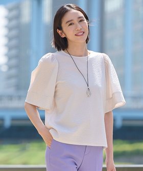 【自由区/JIYU-KU】の【WEB限定・洗える・XSサイズあり】シャドウサッカー カットソー 人気、トレンドファッション・服の通販 founy(ファニー) ファッション Fashion レディースファッション Fashion for Women トップス・カットソー Cut & Sew Tops シャツ・ブラウス・オフィスカジュアル Elegant Blouses & Button-Ups ロングTシャツ・Tシャツ Longline T-Shirts & Tees カットソー・ベーシックTシャツ Cut-and-Sewn Tops / Stretch Tees & Basics カットソー Cut and Sewn Top コンパクト Compact, Small Size ストライプ Stripe, Striped Pattern ボックス Boxy, Box Shape ボトム Bottoms, Lower Wear 夏 Summer 春 Spring S/S・春夏 SS, Spring/Summer, Warm Season 洗える Machine Washable |ID:prp329100004704729