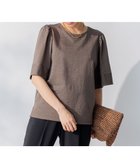 【自由区/JIYU-KU】の【WEB限定・洗える・XSサイズあり】シャドウサッカー カットソー 人気、トレンドファッション・服の通販 founy(ファニー) ファッション Fashion レディースファッション Fashion for Women トップス・カットソー Cut & Sew Tops シャツ・ブラウス・オフィスカジュアル Elegant Blouses & Button-Ups ロングTシャツ・Tシャツ Longline T-Shirts & Tees カットソー・ベーシックTシャツ Cut-and-Sewn Tops / Stretch Tees & Basics カットソー Cut and Sewn Top コンパクト Compact, Small Size ストライプ Stripe, Striped Pattern ボックス Boxy, Box Shape ボトム Bottoms, Lower Wear 夏 Summer 春 Spring S/S・春夏 SS, Spring/Summer, Warm Season 洗える Machine Washable thumbnail ブラウン系|ID: prp329100004704729 ipo3291000000033974334