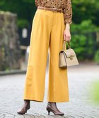 【自由区/JIYU-KU】の【洗える】ビエラストレッチワイド パンツ イエロー系|ID: prp329100004704731 ipo3291000000033974340