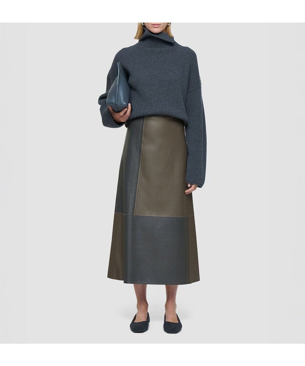 【ジョゼフ/JOSEPH】のオーバーレイナッパ レザースカート 人気、トレンドファッション・服の通販 founy(ファニー) 　ファッション　Fashion　レディースファッション　Fashion for Women　スカート　Skirts　新作・新入荷　New Arrivals / New In　エレガント 上品　Elegant　ブロック　Block, Solid Block Pattern　A/W・秋冬　Autumn/Winter　 other-1|ID: prp329100004704755 ipo3291000000033974451