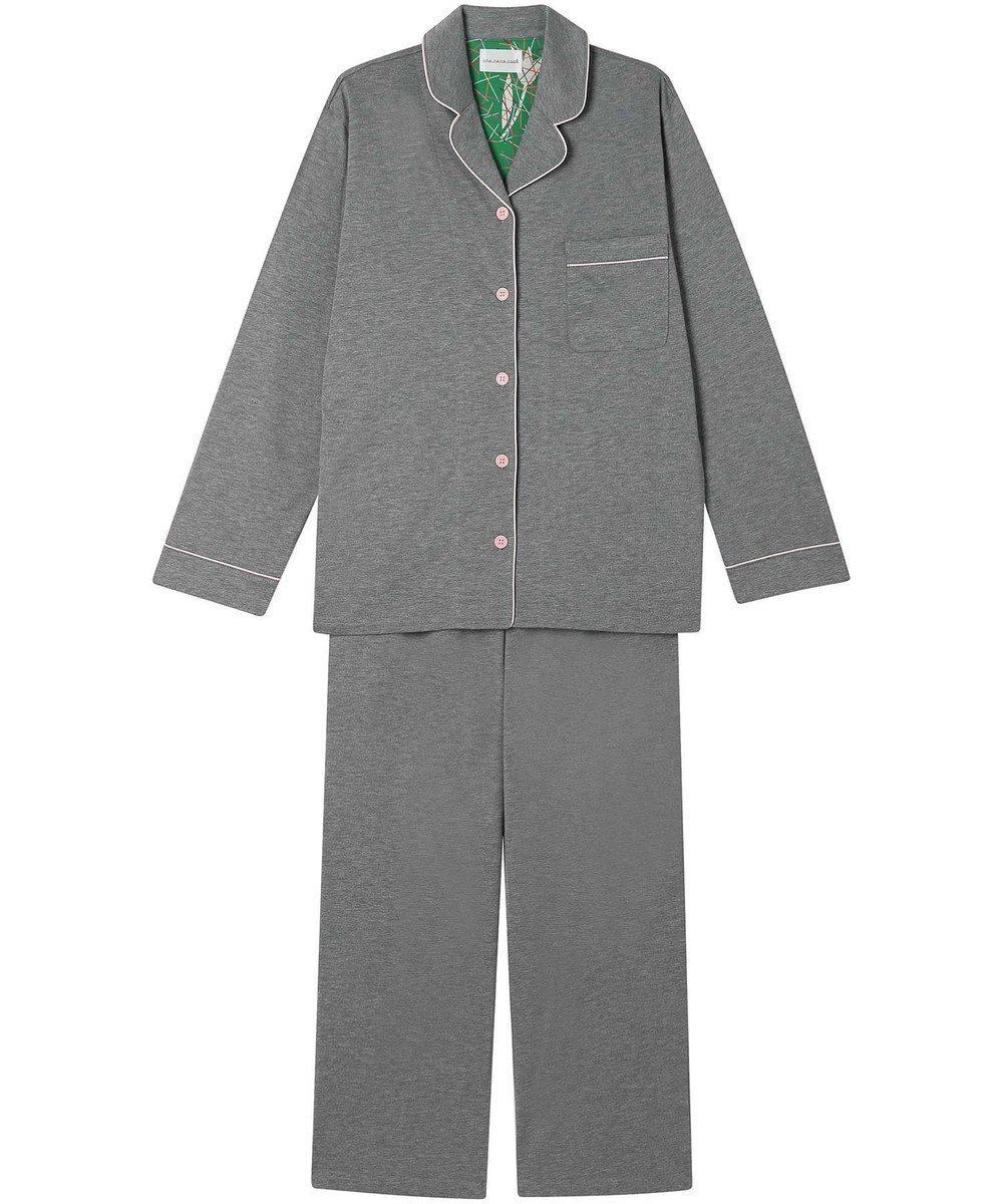 【ウンナナクール/une nana cool】の【綿100%】なめらかハイゲージ天竺パジャマ MADE WITH LIBERTY FABRIC インテリア・キッズ・メンズ・レディースファッション・服の通販 founy(ファニー) ファッション Fashion レディースファッション Fashion for Women なめらか Smooth, Silky Texture 長袖 Long Sleeve, Full Sleeve パイピング Piping, Trim Design パジャマ Pajamas, Sleepwear プリント Print, Printed Pattern ボトム Bottoms, Lower Wear ポケット Pocket, Pocket Detail リラックス Relax, Relaxed Fit おすすめ Recommended / Our Picks グレー|ID: prp329100004704758 ipo3291000000033974484