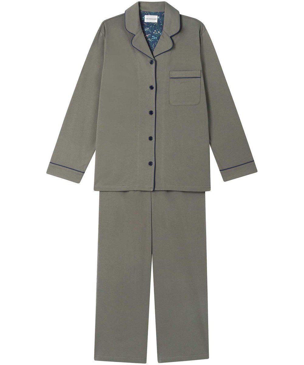 【ウンナナクール/une nana cool】の【綿100%】なめらかハイゲージ天竺パジャマ MADE WITH LIBERTY FABRIC インテリア・キッズ・メンズ・レディースファッション・服の通販 founy(ファニー) ファッション Fashion レディースファッション Fashion for Women なめらか Smooth, Silky Texture 長袖 Long Sleeve, Full Sleeve パイピング Piping, Trim Design パジャマ Pajamas, Sleepwear プリント Print, Printed Pattern ボトム Bottoms, Lower Wear ポケット Pocket, Pocket Detail リラックス Relax, Relaxed Fit おすすめ Recommended / Our Picks セージグリーン|ID: prp329100004704758 ipo3291000000033974493