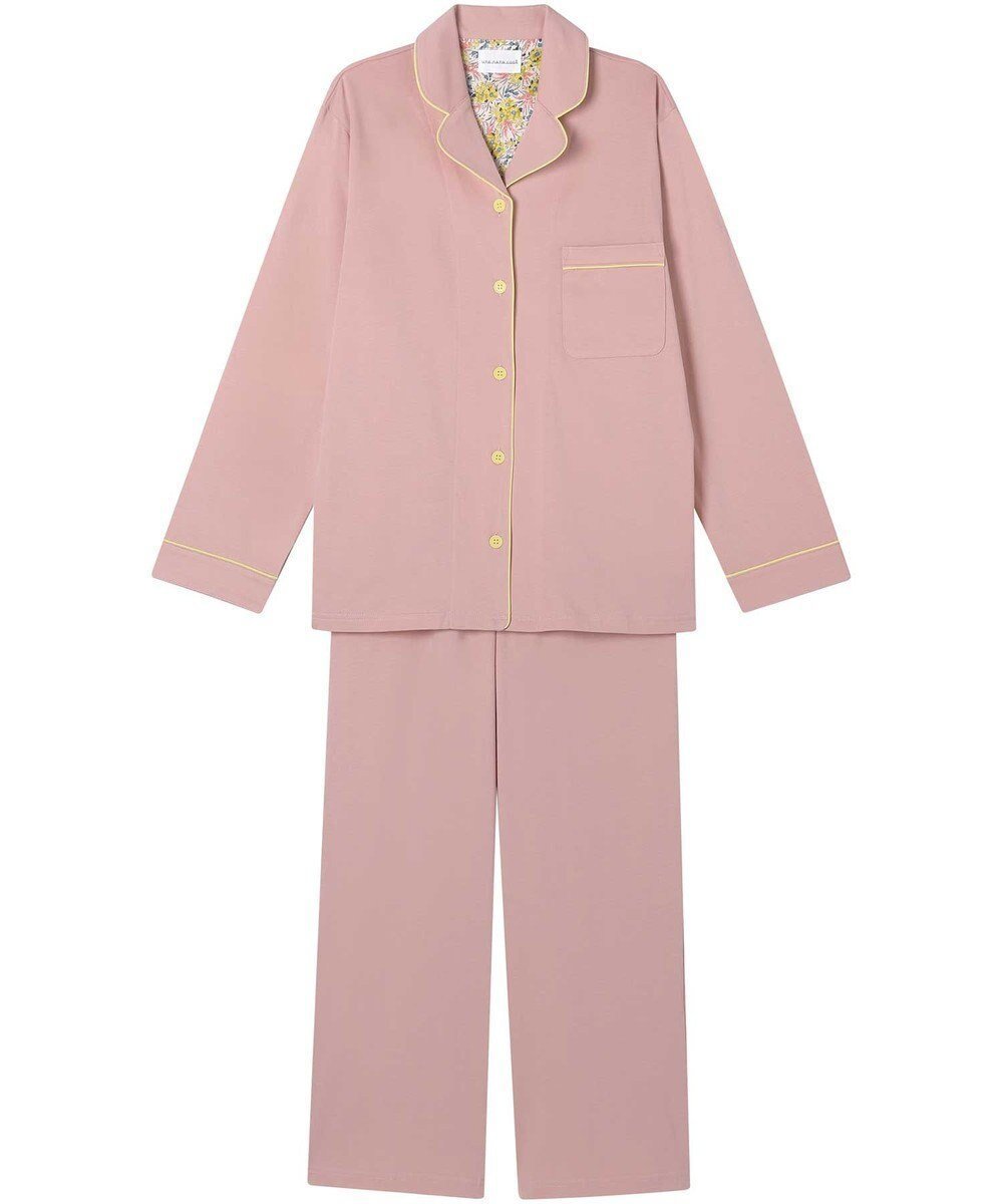 【ウンナナクール/une nana cool】の【綿100%】なめらかハイゲージ天竺パジャマ MADE WITH LIBERTY FABRIC インテリア・キッズ・メンズ・レディースファッション・服の通販 founy(ファニー) ファッション Fashion レディースファッション Fashion for Women なめらか Smooth, Silky Texture 長袖 Long Sleeve, Full Sleeve パイピング Piping, Trim Design パジャマ Pajamas, Sleepwear プリント Print, Printed Pattern ボトム Bottoms, Lower Wear ポケット Pocket, Pocket Detail リラックス Relax, Relaxed Fit おすすめ Recommended / Our Picks ベビーピンク|ID: prp329100004704758 ipo3291000000033974497