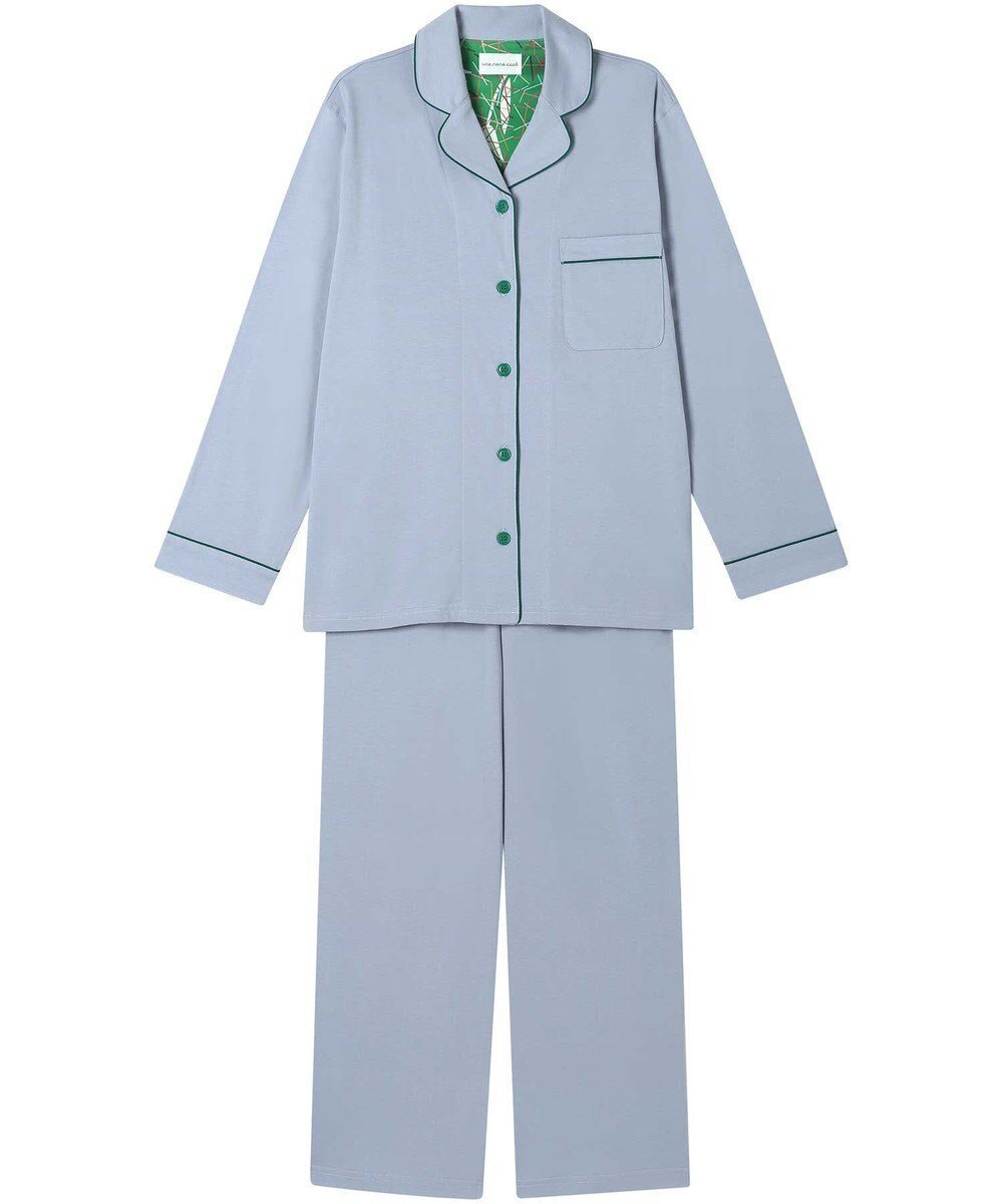 【ウンナナクール/une nana cool】の【綿100%】なめらかハイゲージ天竺パジャマ MADE WITH LIBERTY FABRIC インテリア・キッズ・メンズ・レディースファッション・服の通販 founy(ファニー) ファッション Fashion レディースファッション Fashion for Women なめらか Smooth, Silky Texture 長袖 Long Sleeve, Full Sleeve パイピング Piping, Trim Design パジャマ Pajamas, Sleepwear プリント Print, Printed Pattern ボトム Bottoms, Lower Wear ポケット Pocket, Pocket Detail リラックス Relax, Relaxed Fit おすすめ Recommended / Our Picks サックス|ID: prp329100004704758 ipo3291000000033974500