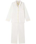 【ウンナナクール/une nana cool】の【綿100%】なめらかハイゲージ天竺パジャマ MADE WITH LIBERTY FABRIC 人気、トレンドファッション・服の通販 founy(ファニー) ファッション Fashion レディースファッション Fashion for Women なめらか Smooth, Silky Texture 長袖 Long Sleeve, Full Sleeve パイピング Piping, Trim Design パジャマ Pajamas, Sleepwear プリント Print, Printed Pattern ボトム Bottoms, Lower Wear ポケット Pocket, Pocket Detail リラックス Relax, Relaxed Fit おすすめ Recommended / Our Picks thumbnail ホワイト|ID: prp329100004704758 ipo3291000000033974502