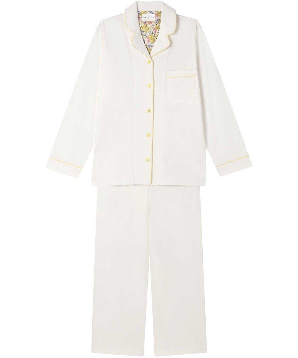 【ウンナナクール/une nana cool】の【綿100%】なめらかハイゲージ天竺パジャマ MADE WITH LIBERTY FABRIC インテリア・キッズ・メンズ・レディースファッション・服の通販 founy(ファニー) ファッション Fashion レディースファッション Fashion for Women なめらか Smooth, Silky Texture 長袖 Long Sleeve, Full Sleeve パイピング Piping, Trim Design パジャマ Pajamas, Sleepwear プリント Print, Printed Pattern ボトム Bottoms, Lower Wear ポケット Pocket, Pocket Detail リラックス Relax, Relaxed Fit おすすめ Recommended / Our Picks ホワイト|ID: prp329100004704758 ipo3291000000033974502