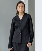 【アイシービー/iCB】の【裏起毛】 ウォームサテン カーディガンブラウス 人気、トレンドファッション・服の通販 founy(ファニー) ファッション Fashion レディースファッション Fashion for Women トップス・カットソー Cut & Sew Tops カーディガン・羽織り Layered Style Cardigans シャツ・ブラウス・オフィスカジュアル Elegant Blouses & Button-Ups ウォーム Warm Fabric カーディガン Cardigan, Knitwear サテン Satin, Glossy Fabric ストレッチ Stretch, Stretchy Fabric ストレート Straight, Straight Cut セットアップ Set-Up, Coordinated Outfit ワイド Wide, Wide Fit A/W・秋冬 Autumn/Winter おすすめ Recommended / Our Picks ビジネス 仕事 通勤 Business / Work / Commuting 2025年 2025 2025-2026秋冬・A/W Autumn/Winter 2025–26 AW25–26 thumbnail ブラック系|ID: prp329100004704764 ipo3291000000034320450