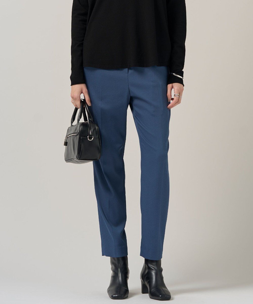 【アイシービー/iCB】のウォームサテン スティックパンツ インテリア・キッズ・メンズ・レディースファッション・服の通販 founy(ファニー) 　ファッション　Fashion　レディースファッション　Fashion for Women　パンツ　Pants & Trousers　ウォーム　Warm Fabric　カットソー　Cut and Sewn Top　カーディガン　Cardigan, Knitwear　サテン　Satin, Glossy Fabric　ストレッチ　Stretch, Stretchy Fabric　ストレート　Straight, Straight Cut　セットアップ　Set-Up, Coordinated Outfit　センター　Center, Center Line　フォルム　Silhouette, Form　リラックス　Relax, Relaxed Fit　ワイド　Wide, Wide Fit　A/W・秋冬　Autumn/Winter　おすすめ　Recommended / Our Picks　旅行　Travel　ビジネス 仕事 通勤　Business / Work / Commuting　2025年　2025　2025-2026秋冬・A/W　Autumn/Winter 2025–26 AW25–26　ブルーグレー系|ID: prp329100004704765 ipo3291000000034339584