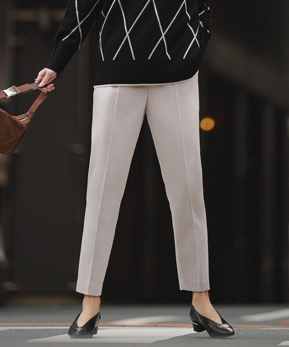 【アイシービー/iCB】の【裏起毛】 ウォームサテン スティックパンツ インテリア・キッズ・メンズ・レディースファッション・服の通販 founy(ファニー) 　ファッション　Fashion　レディースファッション　Fashion for Women　パンツ　Pants & Trousers　ウォーム　Warm Fabric　カットソー　Cut and Sewn Top　カーディガン　Cardigan, Knitwear　サテン　Satin, Glossy Fabric　ストレッチ　Stretch, Stretchy Fabric　ストレート　Straight, Straight Cut　セットアップ　Set-Up, Coordinated Outfit　センター　Center, Center Line　フォルム　Silhouette, Form　リラックス　Relax, Relaxed Fit　ワイド　Wide, Wide Fit　A/W・秋冬　Autumn/Winter　おすすめ　Recommended / Our Picks　旅行　Travel　ビジネス 仕事 通勤　Business / Work / Commuting　2025年　2025　2025-2026秋冬・A/W　Autumn/Winter 2025–26 AW25–26　トープ系|ID: prp329100004704765 ipo3291000000034759524