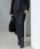 【アイシービー/iCB】の【CLASSY.掲載・裏起毛】 ウォームサテン Iラインスカート ブラック系|ID: prp329100004704767 ipo3291000000035635450