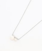 【ジェイ プレス/J.PRESS】のダブルパール ネックレス シルバー系|ID: prp329100004704772 ipo3291000000035633760