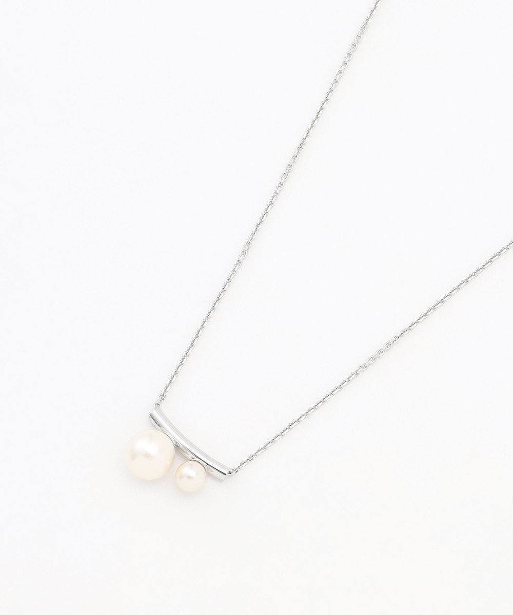 【ジェイ プレス/J.PRESS】のダブルパール ネックレス インテリア・キッズ・メンズ・レディースファッション・服の通販 founy(ファニー) 　ファッション　Fashion　レディースファッション　Fashion for Women　ジュエリー　Jewelry　ネックレス　Necklaces & Pendants　アクセサリー　Fashion Accessories　ガラス　Glass, Glassware　コンビ　Combo, Combination Style　シンプル　Simple, Minimal　ダブル　Double, Double-Breasted　チェーン　Chain, Chain Strap　ネックレス　Necklace, Pendant Necklace　パール　Pearl, Pearl Accent　プレート　Plate, Dish　メタル　Metal, Metal Parts　エレガント 上品　Elegant　日本製　Made In Japan　シルバー系|ID: prp329100004704772 ipo3291000000035633760