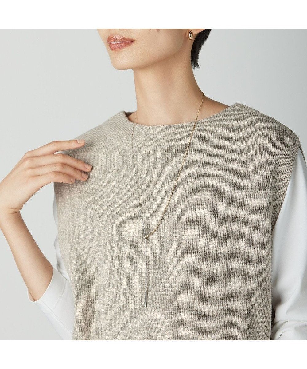 【ジェイ プレス/J.PRESS】のコンビチェーン ラリエット ネックレス 人気、トレンドファッション・服の通販 founy(ファニー) 　ファッション　Fashion　レディースファッション　Fashion for Women　ジュエリー　Jewelry　ネックレス　Necklaces & Pendants　アクセサリー　Fashion Accessories　コンビ　Combo, Combination Style　シルバー　Silver, Metallic Silver　シンプル　Simple, Minimal　チェーン　Chain, Chain Strap　ネックレス　Necklace, Pendant Necklace　バランス　Balance, Style Balance　日本製　Made In Japan　 other-1|ID: prp329100004704777 ipo3291000000035619654