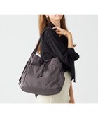 【ラ バガジェリー/LA BAGAGERIE】の【MONICA】クリンクルナイロン ドロスト2WAYバッグ グレー|ID: prp329100004704790 ipo3291000000034412972