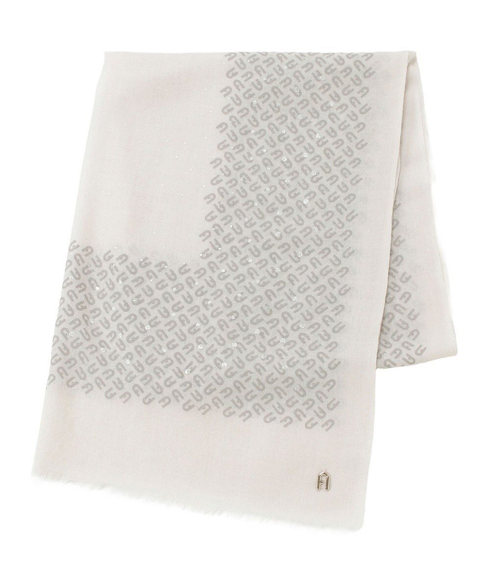 【ムーンバット/MOONBAT】のFURLA(フルラ)ウール100% ウールアーチロゴストール インテリア・キッズ・メンズ・レディースファッション・服の通販 founy(ファニー) ファッション Fashion レディースファッション Fashion for Women イタリア Italy エレガント 上品 Elegant ショール Shawl, Wrap ストール Stole, Wrap パターン Pattern, Design Print A/W・秋冬 Autumn/Winter オフホワイト|ID: prp329100004704792 ipo3291000000033974671