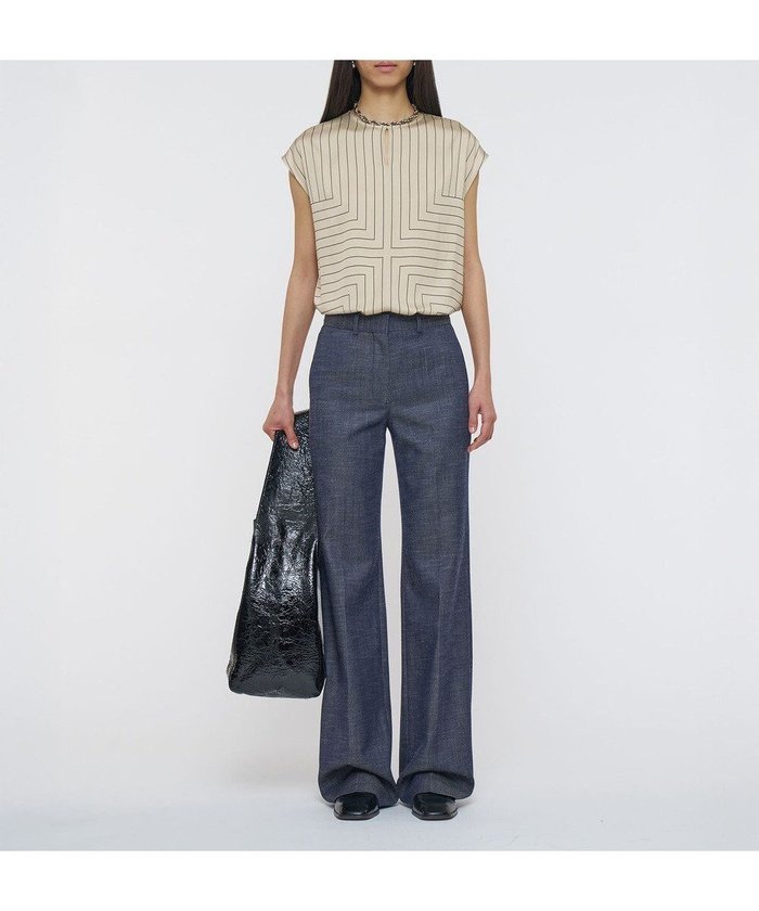 【ジョゼフ/JOSEPH】のサルトリアルデニム トラウザーズ インテリア・キッズ・メンズ・レディースファッション・服の通販 founy(ファニー) https://founy.com/ ファッション Fashion レディースファッション Fashion for Women パンツ Pants & Trousers スマート Smart, Elegant デニム Denim, Jeans Material フレア Flare, Flared ポケット Pocket, Pocket Detail A/W・秋冬 Autumn/Winter |ID: prp329100004704798 ipo3291000000033974692