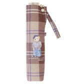 【ムーンバット/MOONBAT】のPOLO RALPH LAUREN(ポロ ラルフローレン)フレンチベア×チェック 雨傘 折りたたみ傘 人気、トレンドファッション・服の通販 founy(ファニー) ファッション Fashion レディースファッション Fashion for Women レイングッズ・傘・晴雨兼用傘 Umbrellas & Rain Gear アイビー Ivy Pattern チェック Check, Plaid, Tartan ニューヨーク New York, NYC Style フレンチ French, French Style メタル Metal, Metal Parts 傘 Umbrella, Parasol thumbnail キャメル|ID: prp329100004704810 ipo3291000000033974737