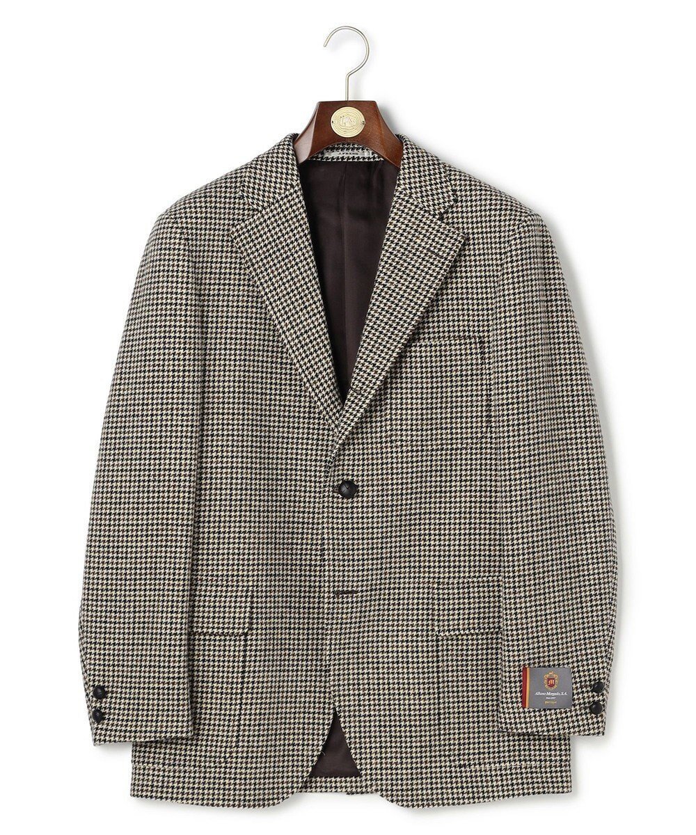 【ジェイ プレス/J.PRESS / MEN】の【MORGADO】ハウンドトゥース ツイード ジャケット 人気、トレンドファッション・服の通販 founy(ファニー) 　ファッション　Fashion　メンズファッション　Fashion for Men　アウター　Men's Coats Outerwear　テーラードジャケット　Tailored Jackets & Blazers　イタリア　Italy　ジャケット　Jacket, Outerwear　チェック　Check, Plaid, Tartan　ツイード　Twill, Twill Weave　ハウンドトゥース　Houndstooth, Dogtooth Check　パターン　Pattern, Design Print　フォルム　Silhouette, Form　A/W・秋冬　Autumn/Winter　 other-1|ID: prp329100004705745 ipo3291000000033985040