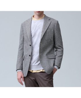 【ジェイ プレス/J.PRESS / MEN】の【MORGADO】ハウンドトゥース ツイード ジャケット 人気、トレンドファッション・服の通販 founy(ファニー) ファッション Fashion メンズファッション Fashion for Men アウター Men's Coats Outerwear テーラードジャケット Tailored Jackets & Blazers イタリア Italy ジャケット Jacket, Outerwear チェック Check, Plaid, Tartan ツイード Twill, Twill Weave ハウンドトゥース Houndstooth, Dogtooth Check パターン Pattern, Design Print フォルム Silhouette, Form A/W・秋冬 Autumn/Winter |ID:prp329100004705745