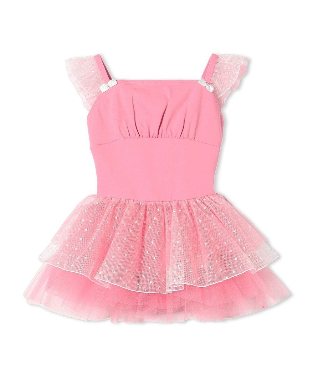 【チャコット/Chacott / KIDS】のスカート付レオタード インテリア・キッズ・メンズ・レディースファッション・服の通販 founy(ファニー) ファッション Fashion キッズファッション Fashion for Kids ストレッチ Stretch, Stretchy Fabric チェック Check, Plaid, Tartan フリル Frill, Ruffle リボン Ribbon, Bow レース Lace, Lace Fabric エレガント 上品 Elegant 人気 Popular, Best Seller ピンク|ID: prp329100004705753 ipo3291000000034281769