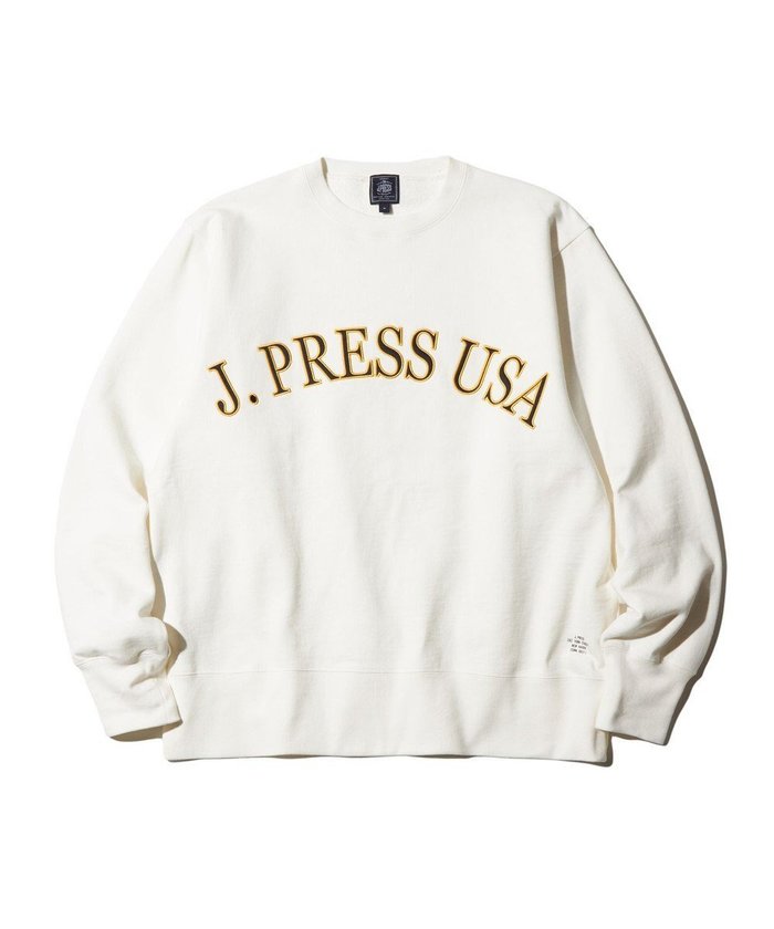 【ジェイ プレス/J.PRESS / MEN】の【J.PRESS ORIGINALS】FABRIC LOGO SWEATSHIRT インテリア・キッズ・メンズ・レディースファッション・服の通販 founy(ファニー) https://founy.com/ ファッション Fashion メンズファッション Fashion for Men トップス・カットソー Cut & Sew Tops パーカー・フーディー / カジュアルコーデ Hoodies & Parkas メンズシャツ Shirts アメリカン American Style スウェット / スエット Sweatshirt, Sweatwear スポーツ Sports, Activewear スーピマ Supima, Premium Cotton パーカー Hoodie, Parka ビンテージ Vintage, Retro Style フォルム Silhouette, Form A/W・秋冬 Autumn/Winter S/S・春夏 SS, Spring/Summer, Warm Season 夏 Summer |ID: prp329100004705773 ipo3291000000033985133