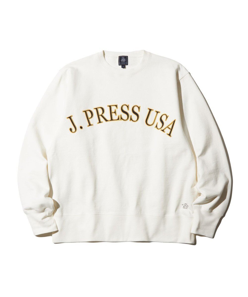 【ジェイ プレス/J.PRESS / MEN】の【J.PRESS ORIGINALS】FABRIC LOGO SWEATSHIRT 人気、トレンドファッション・服の通販 founy(ファニー) 　ファッション　Fashion　メンズファッション　Fashion for Men　トップス・カットソー　Cut & Sew Tops　パーカー・フーディー / カジュアルコーデ　Hoodies & Parkas　メンズシャツ　Shirts　アメリカン　American Style　スウェット / スエット　Sweatshirt, Sweatwear　スポーツ　Sports, Activewear　スーピマ　Supima, Premium Cotton　パーカー　Hoodie, Parka　ビンテージ　Vintage, Retro Style　フォルム　Silhouette, Form　A/W・秋冬　Autumn/Winter　S/S・春夏　SS, Spring/Summer, Warm Season　夏　Summer　 other-1|ID: prp329100004705773 ipo3291000000033985133