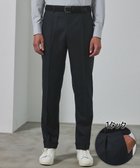 【五大陸/gotairiku / MEN】の【保温性/ストレッチ/シワになりにくい】サキソニーストレッチパンツ_1タック(2025年秋冬モデル) グレー系|ID: prp329100004705777 ipo3291000000033985152
