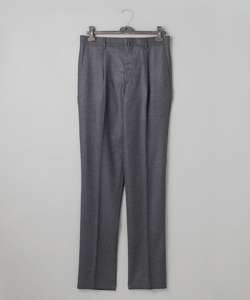 【五大陸/gotairiku / MEN】の【保温性/ストレッチ/シワになりにくい】サキソニーストレッチパンツ_1タック(2025年秋冬モデル) インテリア・キッズ・メンズ・レディースファッション・服の通販 founy(ファニー) 　ファッション　Fashion　メンズファッション　Fashion for Men　ボトムス　Bottoms　ストレッチ　Stretch, Stretchy Fabric　テーパード　Tapered, Tapered Pants　レギュラー　Regular, Standard Fit　人気　Popular, Best Seller　冬　Winter / This Winter　A/W・秋冬　Autumn/Winter　ライトグレー系|ID: prp329100004705777 ipo3291000000033985153