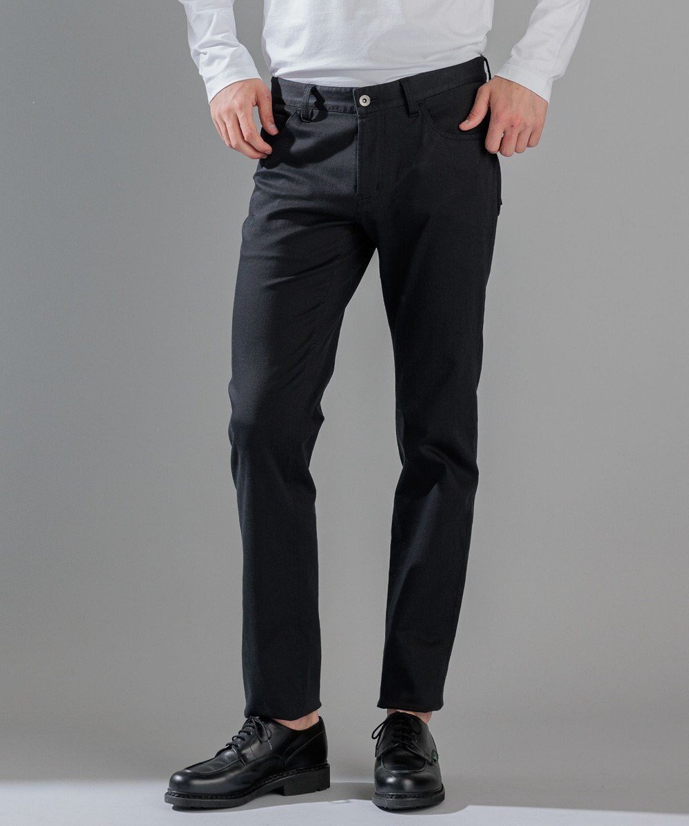 【ジョゼフ オム/JOSEPH HOMME / MEN】のハイパワーモダールストレッチ / STICK 5P インテリア・キッズ・メンズ・レディースファッション・服の通販 founy(ファニー) 　ファッション　Fashion　メンズファッション　Fashion for Men　ボトムス　Bottoms　ストレッチ　Stretch, Stretchy Fabric　ストレート　Straight, Straight Cut　スリム　Slim, Slim Fit　ポケット　Pocket, Pocket Detail　A/W・秋冬　Autumn/Winter　ブラック系|ID: prp329100004705789 ipo3291000000033985195