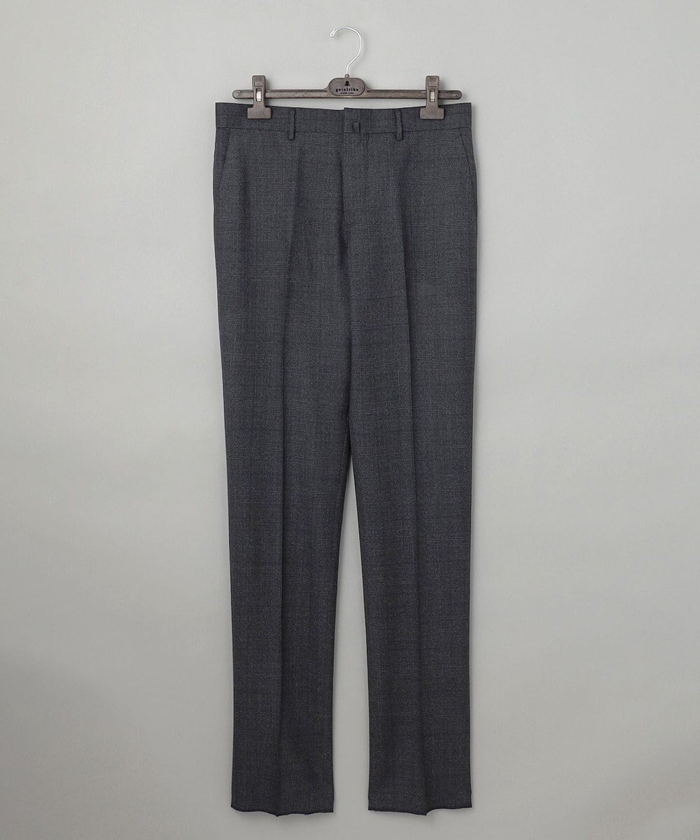 【五大陸/gotairiku / MEN】のほぼ通年使用可【洗える/ストレッチ/シワになりにくい】ZERO TRIA ウォッシャブルパンツ(24年秋冬モデル) インテリア・キッズ・メンズ・レディースファッション・服の通販 founy(ファニー) 　ファッション　Fashion　メンズファッション　Fashion for Men　ボトムス　Bottoms　おすすめ　Recommended / Our Picks　ストレッチ　Stretch, Stretchy Fabric　ツイル　Twist, Twisted Detail　テーパード　Tapered, Tapered Pants　レギュラー　Regular, Standard Fit　夏　Summer　S/S・春夏　SS, Spring/Summer, Warm Season　洗える　Machine Washable　A/W・秋冬　Autumn/Winter　ブラック×グレンチェック|ID: prp329100004705790 ipo3291000000033985202