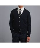 【五大陸/gotairiku / MEN】の体温調整に【洗える/チクチクしにくい/ピリングしにくい】イタリア糸 ハイゲージ カーディガン_WOOL100% ネイビー系|ID: prp329100004705793 ipo3291000000034212338