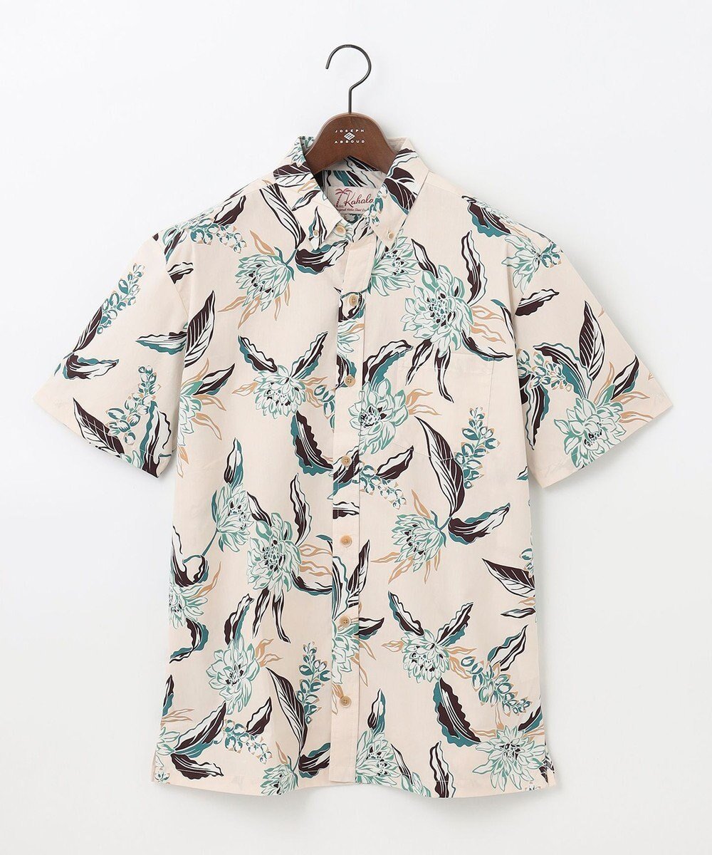 【ジョセフ アブード マウンテン/JOSEPH ABBOUD MOUNTAIN / MEN】の【SPACE】KAHALA アロハシャツ インテリア・キッズ・メンズ・レディースファッション・服の通販 founy(ファニー) 　ファッション　Fashion　メンズファッション　Fashion for Men　トップス・カットソー　Cut & Sew Tops　メンズシャツ　Shirts　春　Spring　ダウン　Down, Puffer　ビーチ　Beach, Seaside　ブロード　Broadcloth, Fine Cotton　プリント　Print, Printed Pattern　リラックス　Relax, Relaxed Fit　ワーク　Workwear, Utility Style　S/S・春夏　SS, Spring/Summer, Warm Season　夏　Summer　ベージュ系6|ID: prp329100004705800 ipo3291000000033985246