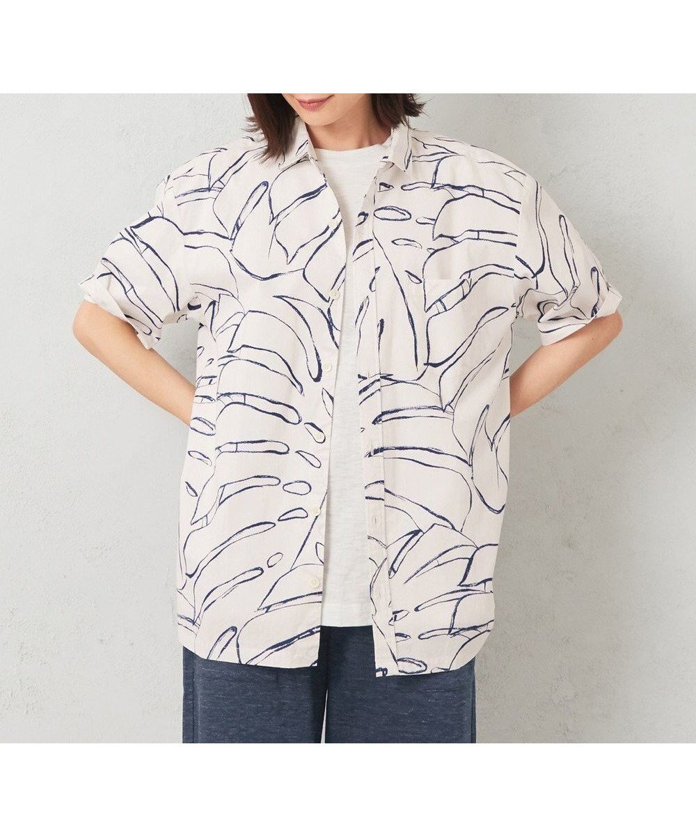 【ジョセフ アブード マウンテン/JOSEPH ABBOUD MOUNTAIN / MEN】の【SPACE】KAHALA アロハシャツ インテリア・キッズ・メンズ・レディースファッション・服の通販 founy(ファニー) 　ファッション　Fashion　メンズファッション　Fashion for Men　トップス・カットソー　Cut & Sew Tops　メンズシャツ　Shirts　春　Spring　ダウン　Down, Puffer　ビーチ　Beach, Seaside　ブロード　Broadcloth, Fine Cotton　プリント　Print, Printed Pattern　リラックス　Relax, Relaxed Fit　ワーク　Workwear, Utility Style　S/S・春夏　SS, Spring/Summer, Warm Season　夏　Summer　ホワイト系6|ID: prp329100004705800 ipo3291000000033985247