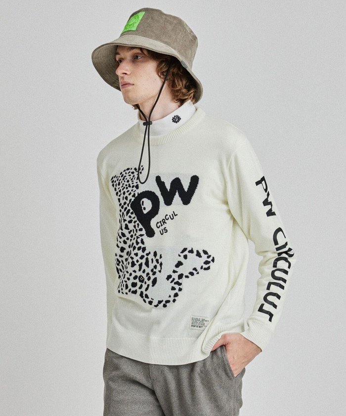 【ピーダブリュサーキュラス/PW CIRCULUS / MEN】の【MEN】LEOPARD ジャガードニット インテリア・キッズ・メンズ・レディースファッション・服の通販 founy(ファニー) https://founy.com/ ファッション Fashion メンズファッション Fashion for Men トップス・カットソー Cut & Sew Tops ニット・セーター / 定番トップス Knit Tops & Sweaters アクリル Acrylic Material サングラス Sunglasses, Shades ストレッチ Stretch, Stretchy Fabric セーター Sweater, Knitwear フロント Front, Front Design モチーフ Motif, Design Theme モックネック Mock Neck, Short Turtleneck 冬 Winter / This Winter A/W・秋冬 Autumn/Winter 2024年 2024 ゴルフ Golf 2024-2025秋冬・A/W Autumn/Winter 2024–25 AW24–25 |ID: prp329100004705804 ipo3291000000033985259