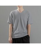 【ジョゼフ オム/JOSEPH HOMME / MEN】の新素材【清涼感】メランジクロスジャージー Vネック半袖カットソー ライトグレー系|ID: prp329100004705805 ipo3291000000034230225