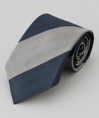 【五大陸/gotairiku / MEN】のGOTAIRIKU別注【日本製】シルク ネクタイ_ストライプ グレー系1|ID: prp329100004705807 ipo3291000000034220896