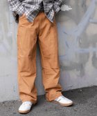 【ウィゴー/WEGO / MEN】のワーカーズダブルニーパンツ ブラウン|ID: prp329100004705811 ipo3291000000033985288