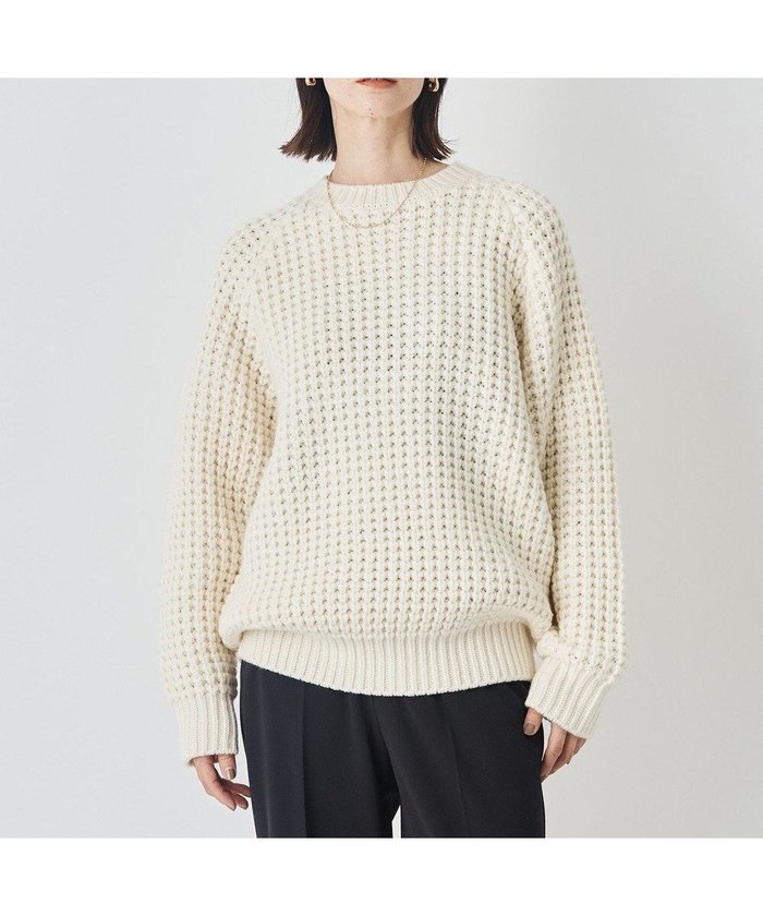 【アンフィーロ/UNFILO / MEN】の【男女兼用】ウールポップコーン クルーネック ニット インテリア・キッズ・メンズ・レディースファッション・服の通販 founy(ファニー) https://founy.com/ ファッション Fashion レディースファッション Fashion for Women トップス・カットソー Cut & Sew Tops ニット Knit Tops & Sweaters アクリル Acrylic Material ウォッシャブル Machine Washable ジップ Zip, Zipper セーター Sweater, Knitwear ブルゾン Blouson, Bomber Jacket ヴィンテージ Vintage Style A/W・秋冬 Autumn/Winter |ID: prp329100004705812 ipo3291000000035728688