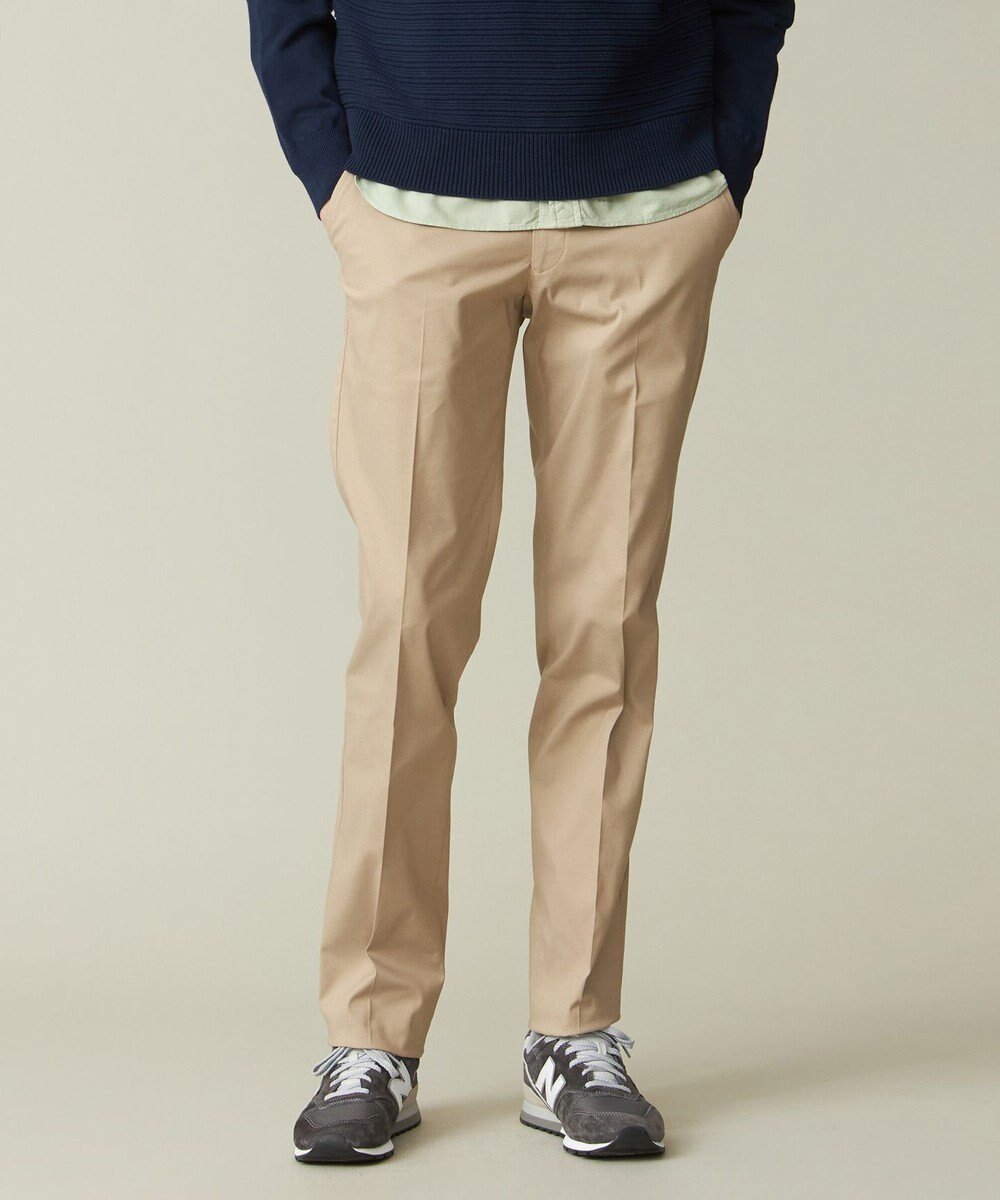 【ジェイ プレス/J.PRESS / MEN】の【ハイパワーストレッチ / ウォッシャブル可】シャンブレードビー パンツ インテリア・キッズ・メンズ・レディースファッション・服の通販 founy(ファニー) 　ファッション　Fashion　メンズファッション　Fashion for Men　ボトムス　Bottoms　ウォッシャブル　Machine Washable　春　Spring　ジャケット　Jacket, Outerwear　スラックス　Slacks, Dress Pants　スリム　Slim, Slim Fit　ドレス　Dress, One-Piece　S/S・春夏　SS, Spring/Summer, Warm Season　夏　Summer　エレガント 上品　Elegant　ベージュ系|ID: prp329100004705814 ipo3291000000033985298