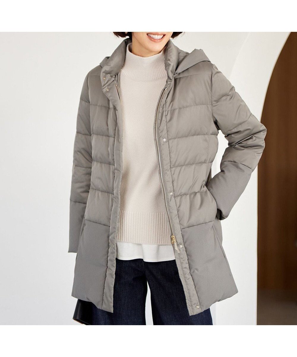 【自由区/JIYU-KU】の【撥水加工・洗える】ブライトダウンフード付き ダウンコート 人気、トレンドファッション・服の通販 founy(ファニー) ファッション Fashion レディースファッション Fashion for Women アウター Coat / Outerwear Collection コート・ロングコート・ピーコート Long Coats, Peacoats & More レディースジャケット・軽アウター Jackets ダウンジャケット・軽量ダウン Warm & Lightweight Down Jackets エレガント 上品 Elegant 洗える Machine Washable ギャザー Gathered, Ruffled サテン Satin, Glossy Fabric シンプル Simple, Minimal ジャケット Jacket, Outerwear スタンド Stand Collar, Upright Stand ダウン Down, Puffer ドット Polka Dot, Dot Pattern フォルム Silhouette, Form ブロッキング Color Blocking, Panel Design ポケット Pocket, Pocket Detail ミドル Middle Length, Mid Height リュクス Luxury, Elegant, High-End, Chic A/W・秋冬 Autumn/Winter other-1|ID: prp329100004705823 ipo3291000000034355123